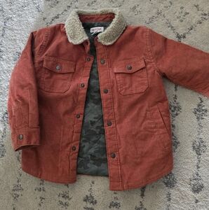 Kids Corduroy Jacket with Sherpa Collar